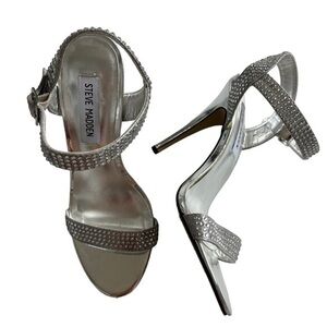 Steve Madden Silver Dressy heels
